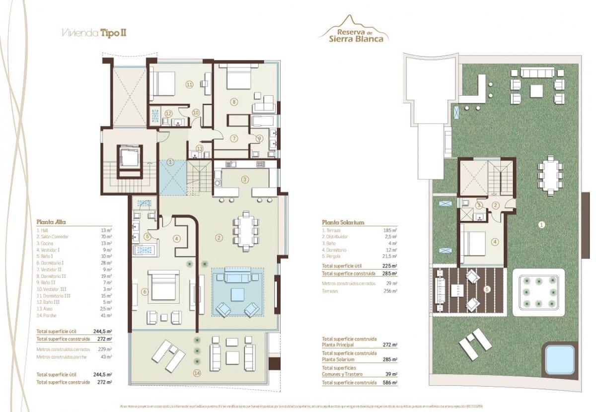 4 soveværelse Penthouse til salg i Marbella med swimmingpool - € 2.975.000 (Ref: 9553686)