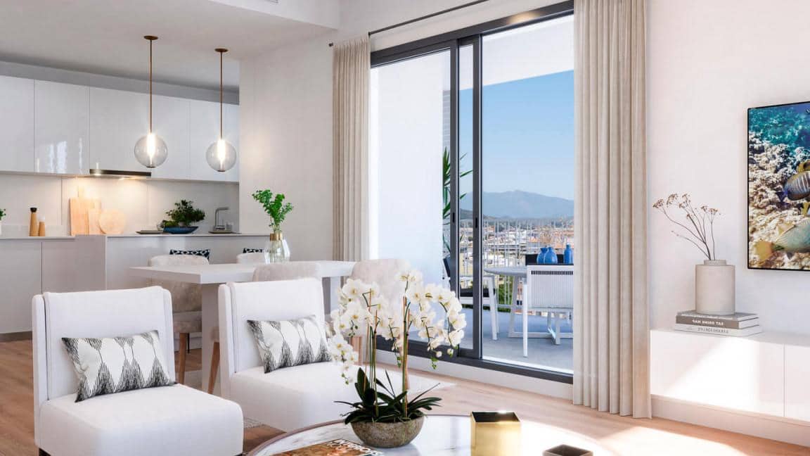 Apartamento de 3 habitaciones en Estepona en venta con piscina garaje - 255.500 € (Ref: 9553990)