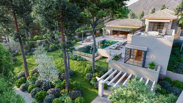 Chalet de 6 habitaciones en Golden Mile, Marbella en venta con piscina - 5.995.000 € (Ref: 9553995)