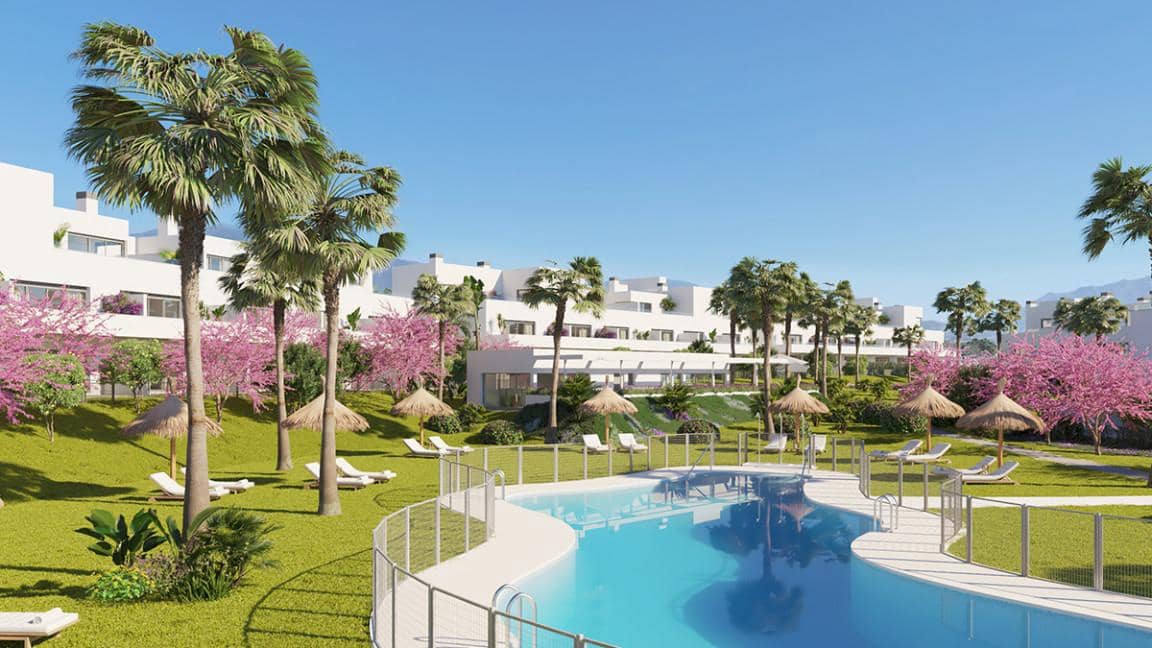 Apartamento de 3 habitaciones en Estepona en venta con piscina garaje - 430.000 € (Ref: 9554046)