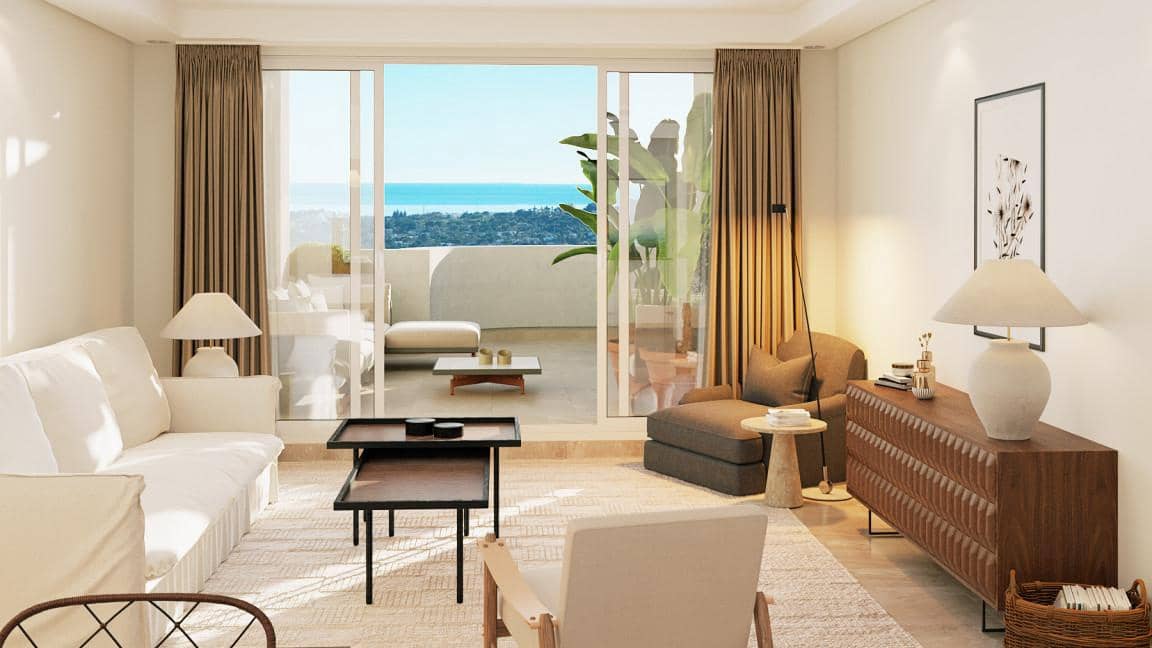 3 sypialnia Apartament na sprzedaż w Nueva Andalucia z basenem garażem - 450 000 € (Ref: 9554209)