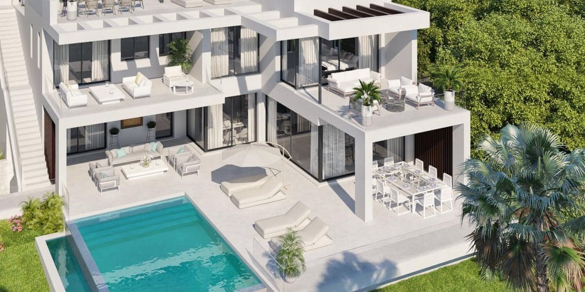 5 sypialnia Willa na sprzedaż w Estepona z basenem garażem - 1 450 000 € (Ref: 9725665)