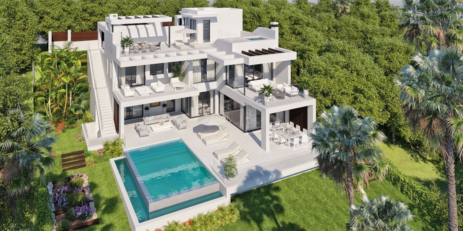 5 sypialnia Willa na sprzedaż w Estepona z basenem garażem - 1 450 000 € (Ref: 9725665)