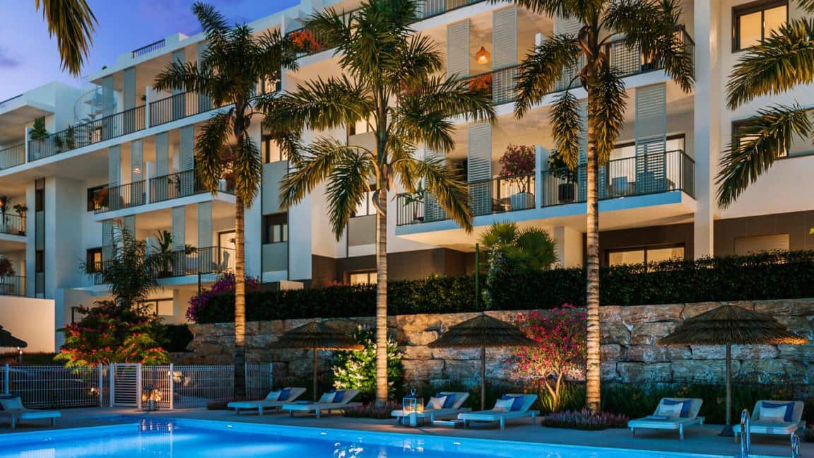 3 sovrum Lägenhet till salu i Estepona med pool garage - 255 500 € (Ref: 9725873)