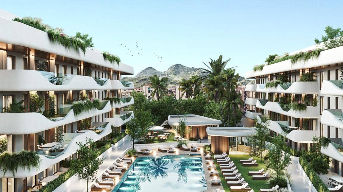 4 sovrum Lägenhet till salu i Marbella med pool garage - 540 000 € (Ref: 9726066)