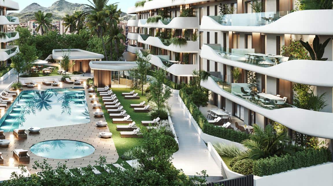 4 sovrum Lägenhet till salu i Marbella med pool garage - 540 000 € (Ref: 9726066)