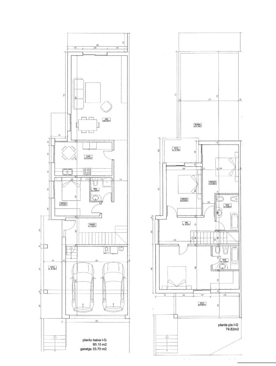 3 soveværelse Rækkehus til salg i Pedret i Marza med swimmingpool garage - € 550.000 (Ref: 10015595)