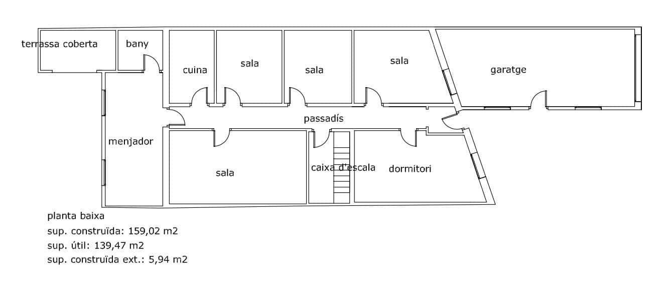 4 bedroom Villa for sale in Figueres with garage - € 205,000 (Ref: 9431694)