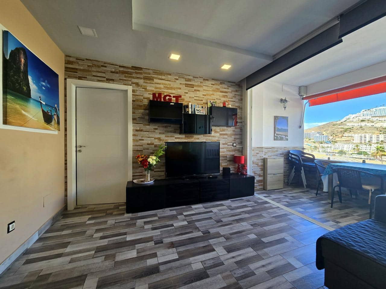 1 sypialnia Mieszkanie na sprzedaż w Puerto Rico z basenem - 299 000 € (Ref: 10076948)