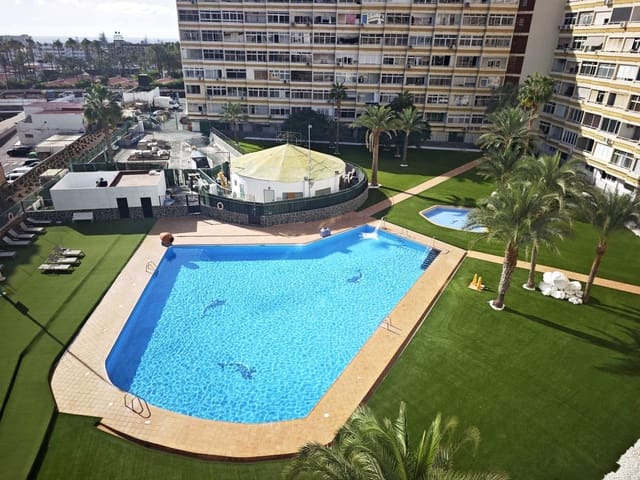 Piso de 1 habitación en Playa del Inglés, San Bartolomé de Tirajana en venta con piscina - 220.000 € (Ref: 10175463)