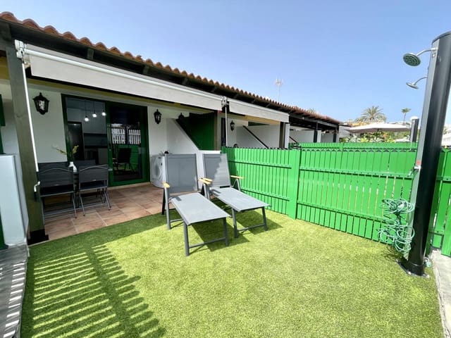 1 makuuhuone Bungalow vuokrattavana paikassa Maspalomas, San Bartolomé de Tirajana mukana uima-altaan - 1 200 € (Ref: 7680155)