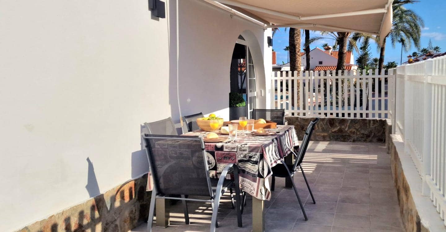 1 slaapkamer Bungalow te huur in Maspalomas met zwembad - € 1.800 (Ref: 9015877)