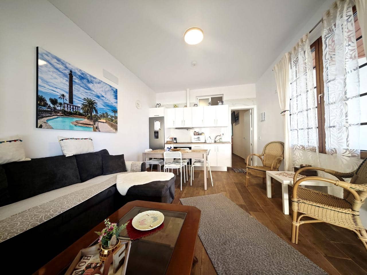 Villa/Maison de 1 chambre à louer à Fataga - 750 € (Ref: 9227884)