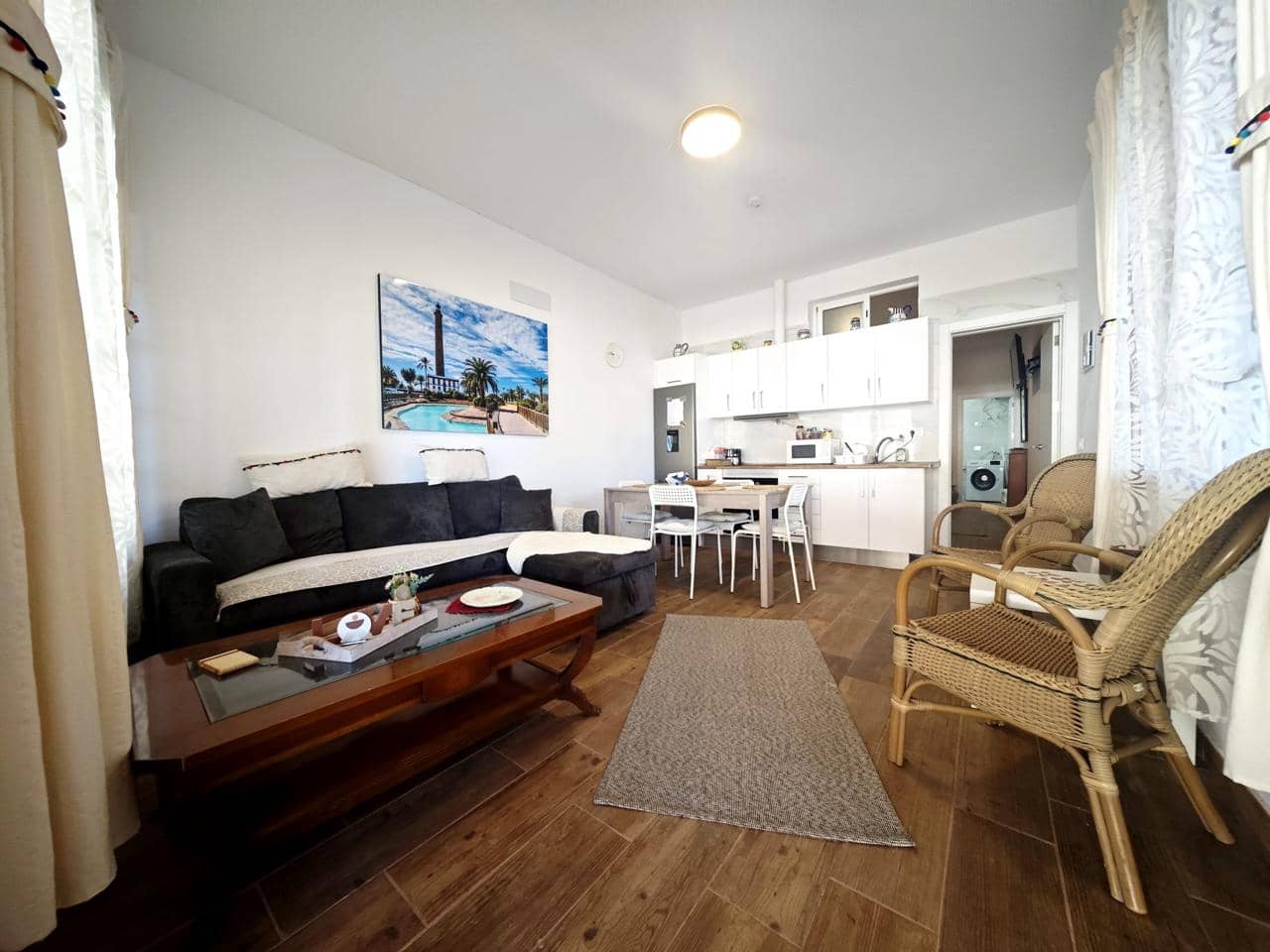 Villa/Maison de 1 chambre à louer à Fataga - 750 € (Ref: 9227884)