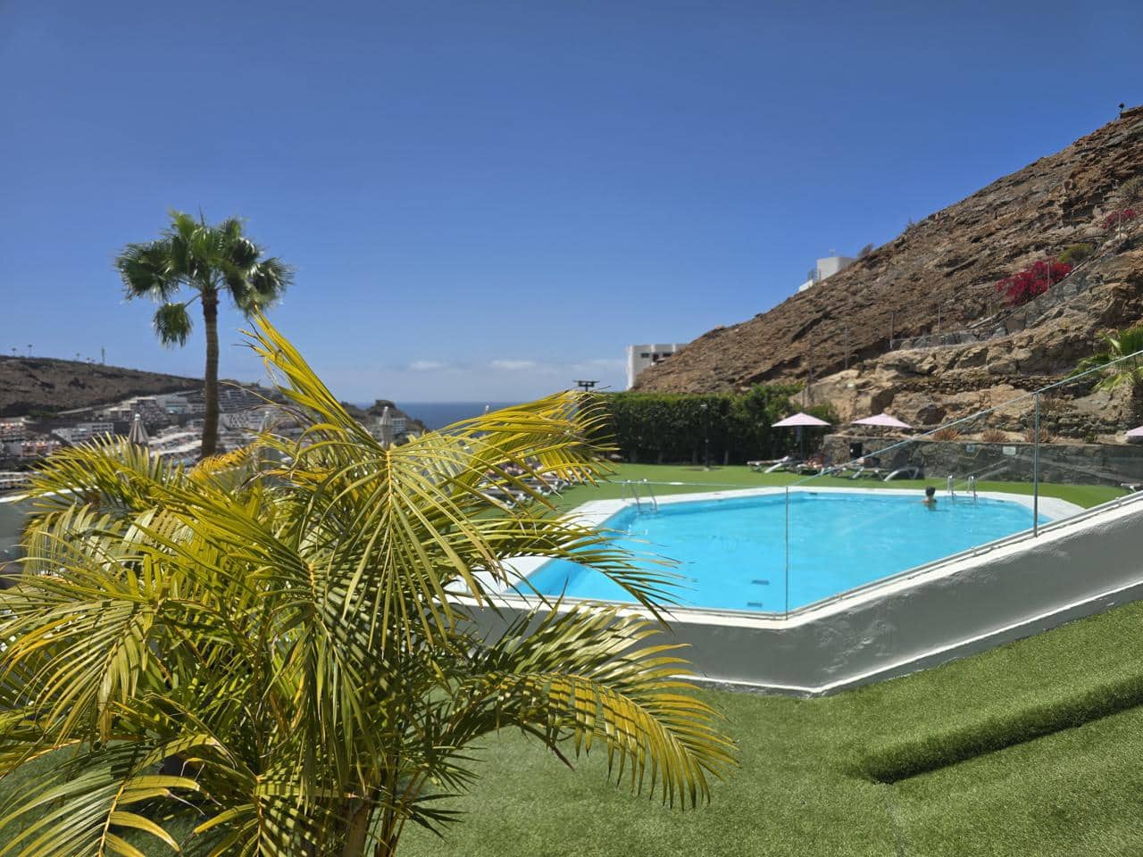 1 bedroom Flat for rent in Puerto Rico with pool - € 1,200 (Ref: 9854502)