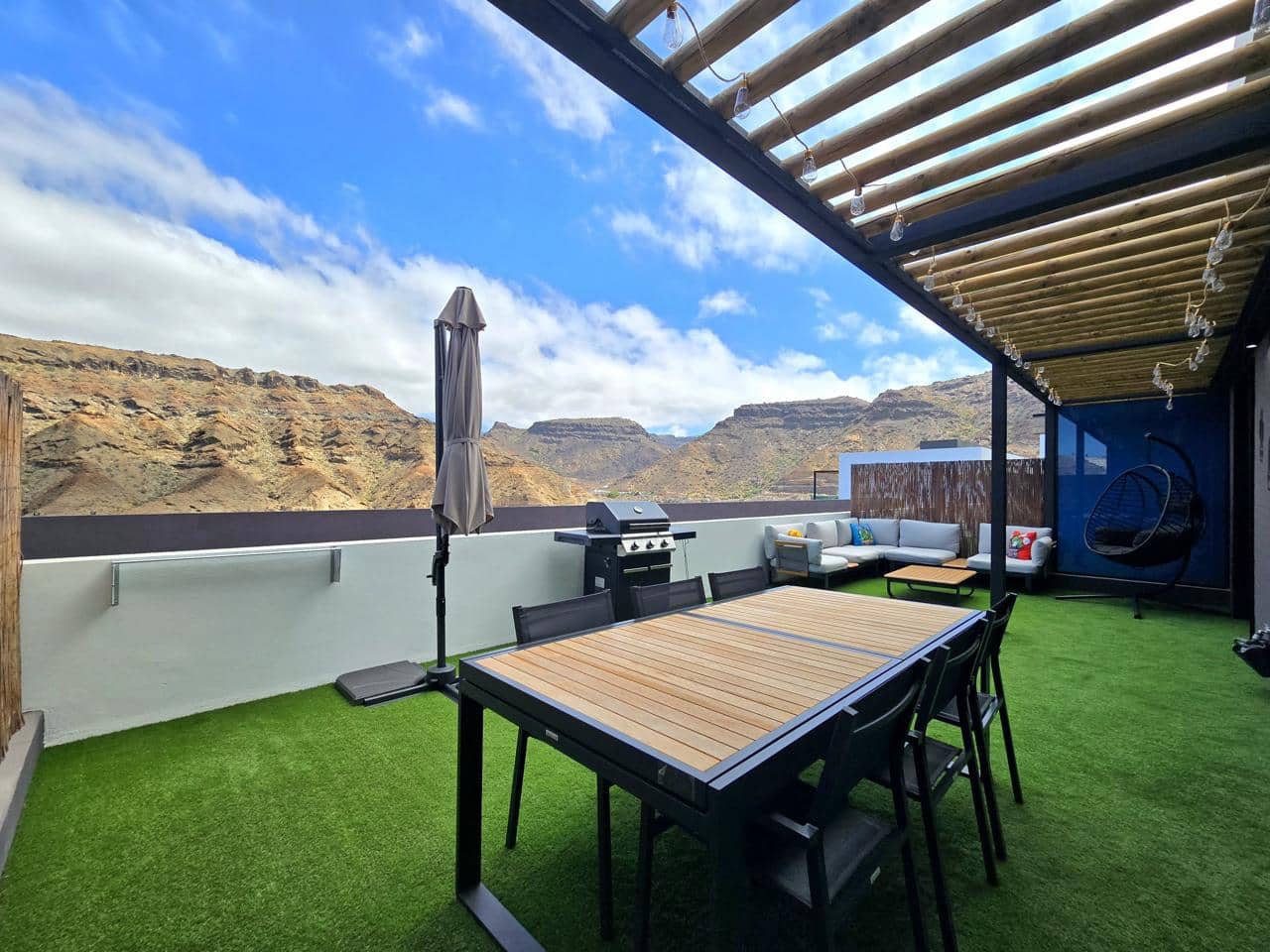Appartement de 2 chambres à louer à Puerto Rico avec piscine garage - 1 700 € (Ref: 9939252)