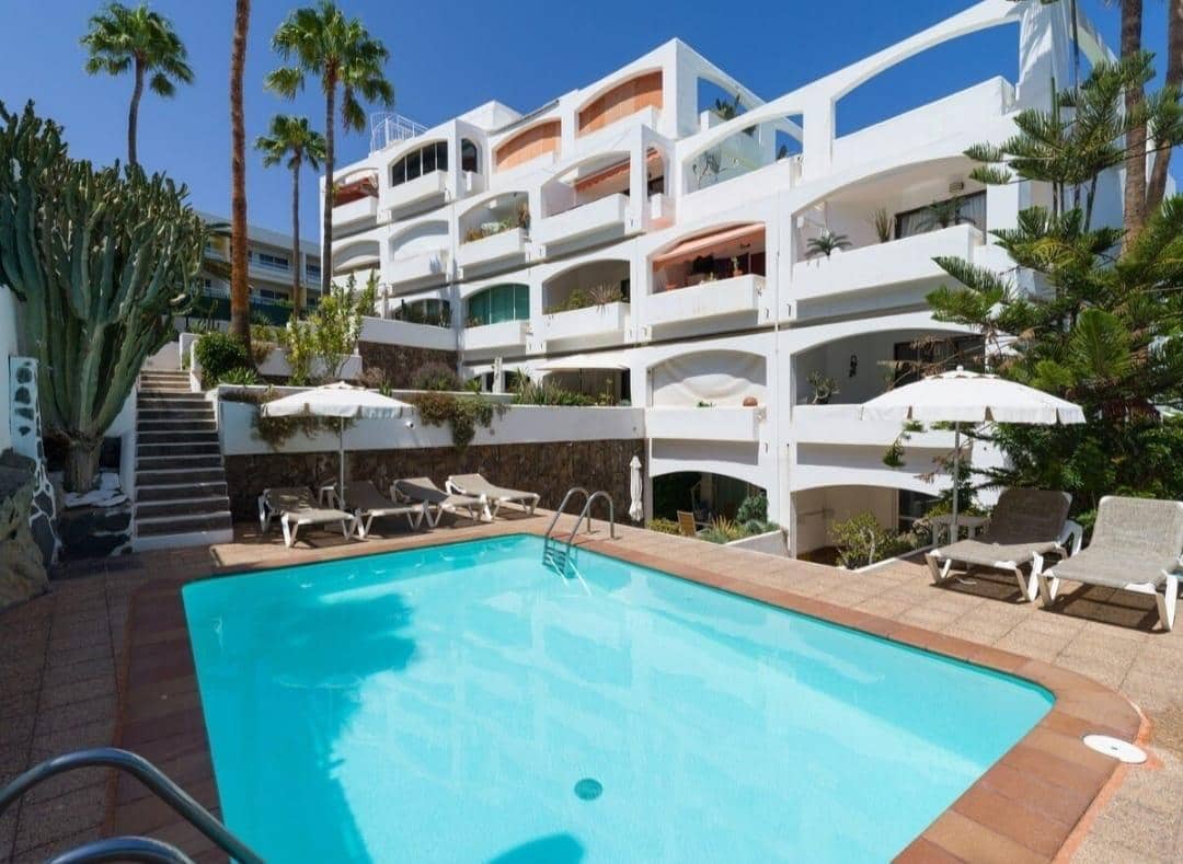 1 quarto Apartamento para arrendar em San Agustin com piscina - 1 100 € (Ref: 9999494)