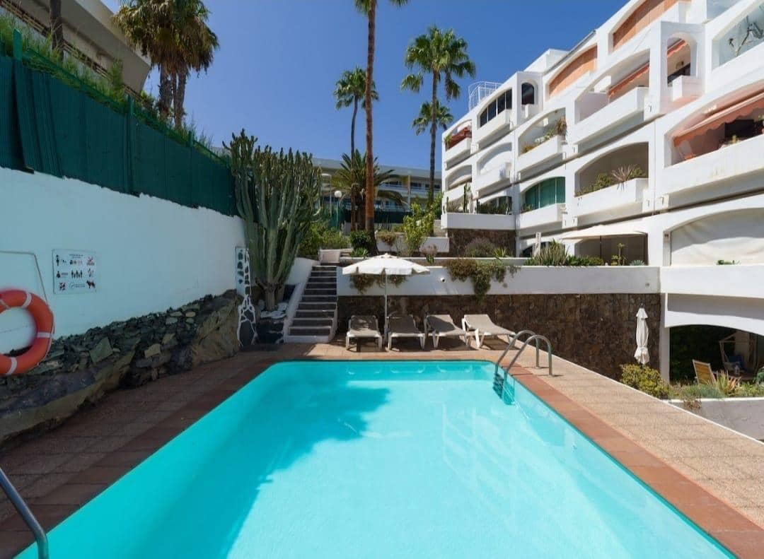1 quarto Apartamento para arrendar em San Agustin com piscina - 1 100 € (Ref: 9999494)