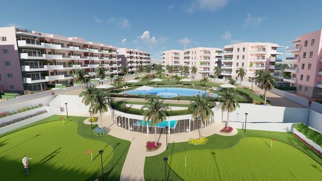 3 makuuhuone Huoneisto myytävänä paikassa El Raso, Guardamar del Segura mukana uima-altaan - 344 900 € (Ref: 10017194)