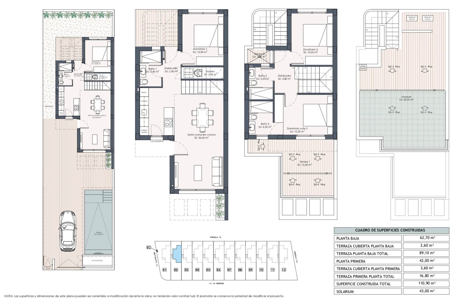 3 soverom Villa til salgs i Los Montesinos med svømmebasseng - € 368 000 (Ref: 7487848)