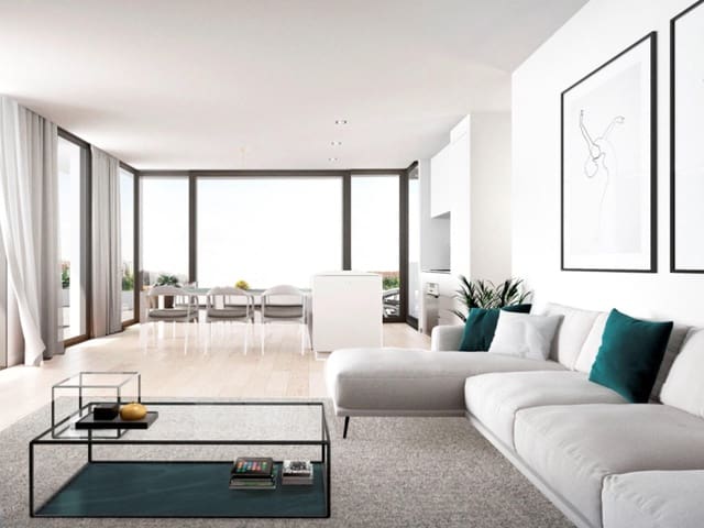 3 makuuhuone Kattohuoneisto myytävänä paikassa Las Piscinas Naturales, Torrevieja mukana uima-altaan - 464 000 € (Ref: 9136018)