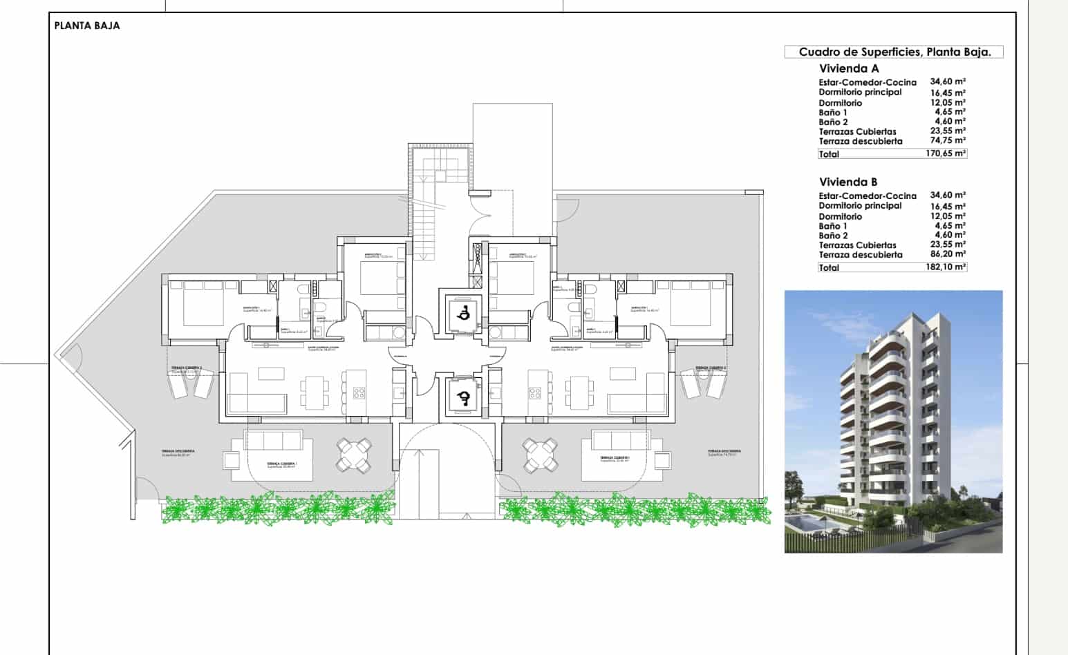 2 makuuhuone Huoneisto myytävänä paikassa Guardamar del Segura mukana uima-altaan - 369 500 € (Ref: 9184419)