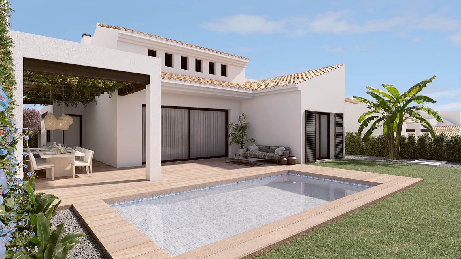 3 bedroom Villa for sale in Algorfa with pool garage - € 555,000 (Ref: 9775324)