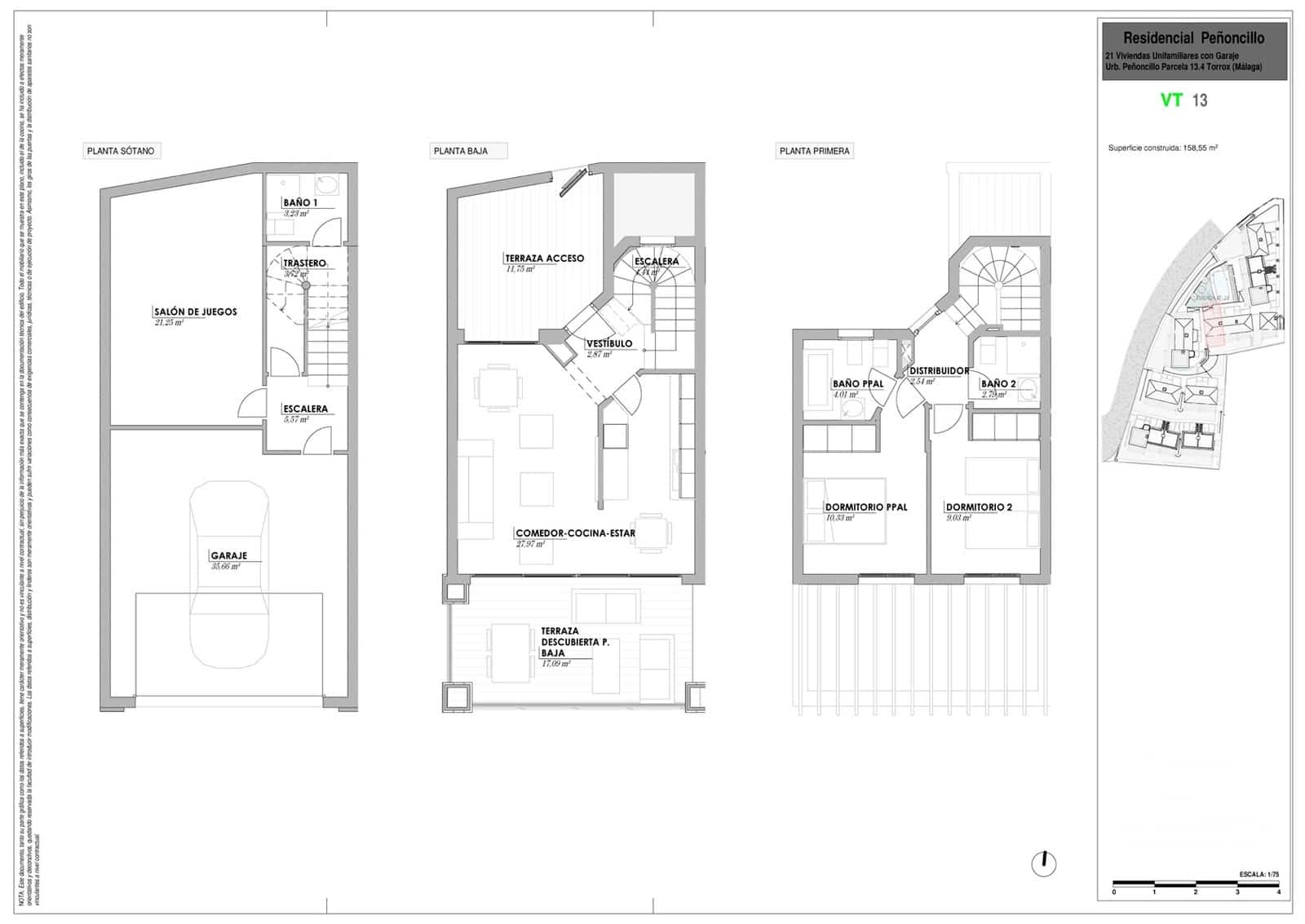 2 soveværelse Byhus til salg i Torrox med swimmingpool garage - € 318.000 (Ref: 9227785)