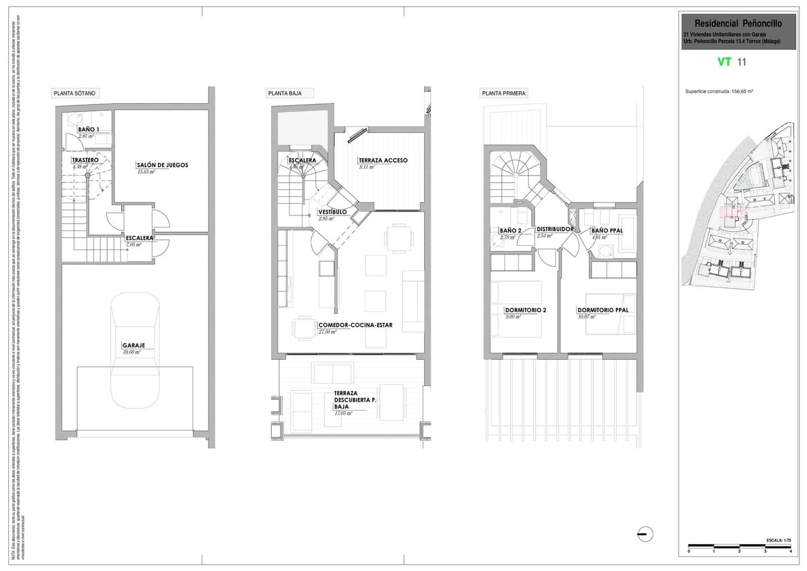 2 soveværelse Byhus til salg i Torrox med swimmingpool garage - € 318.000 (Ref: 9227785)