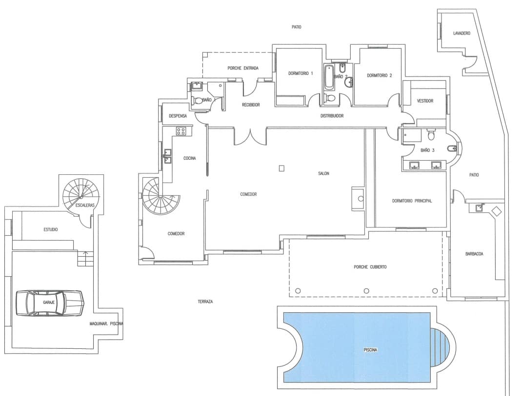 4 bedroom Villa for sale in Almunecar with pool garage - € 1,300,000 (Ref: 9976357)