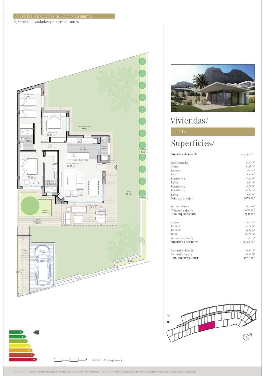 3 soveværelse Villa til salg i Polop - € 599.500 (Ref: 8714309)