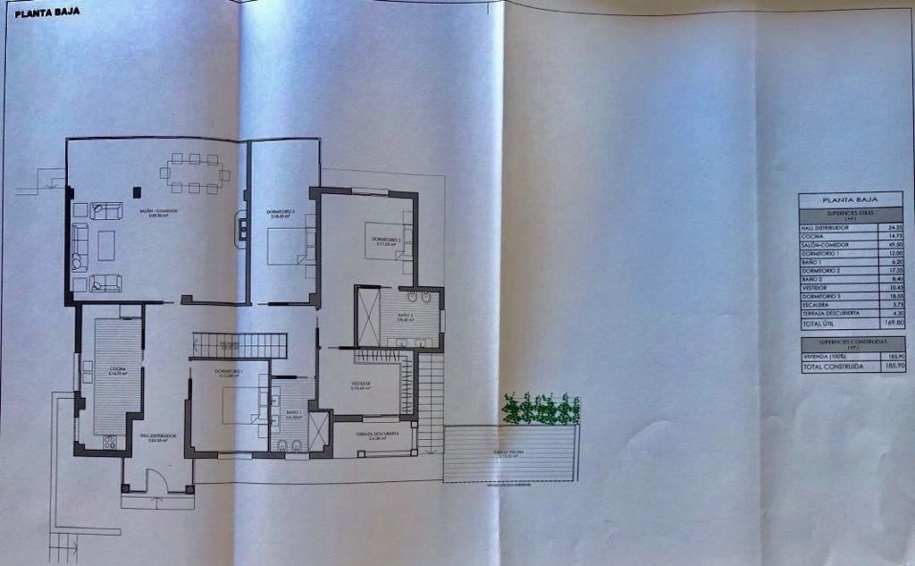 5 sypialnia Willa na sprzedaż w La Nucia z basenem garażem - 1 300 000 € (Ref: 8766044)