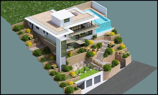 4 bedroom Villa for sale in Rincón de Loix, Benidorm with pool garage - € 1,800,000 (Ref: 8766051)