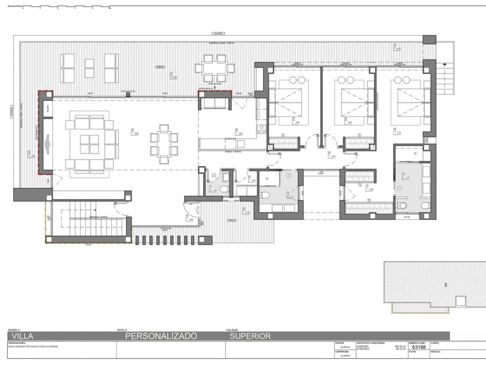 3 soveværelse Villa til salg i Benitachell / Benitatxell med swimmingpool - € 2.167.000 (Ref: 9516649)