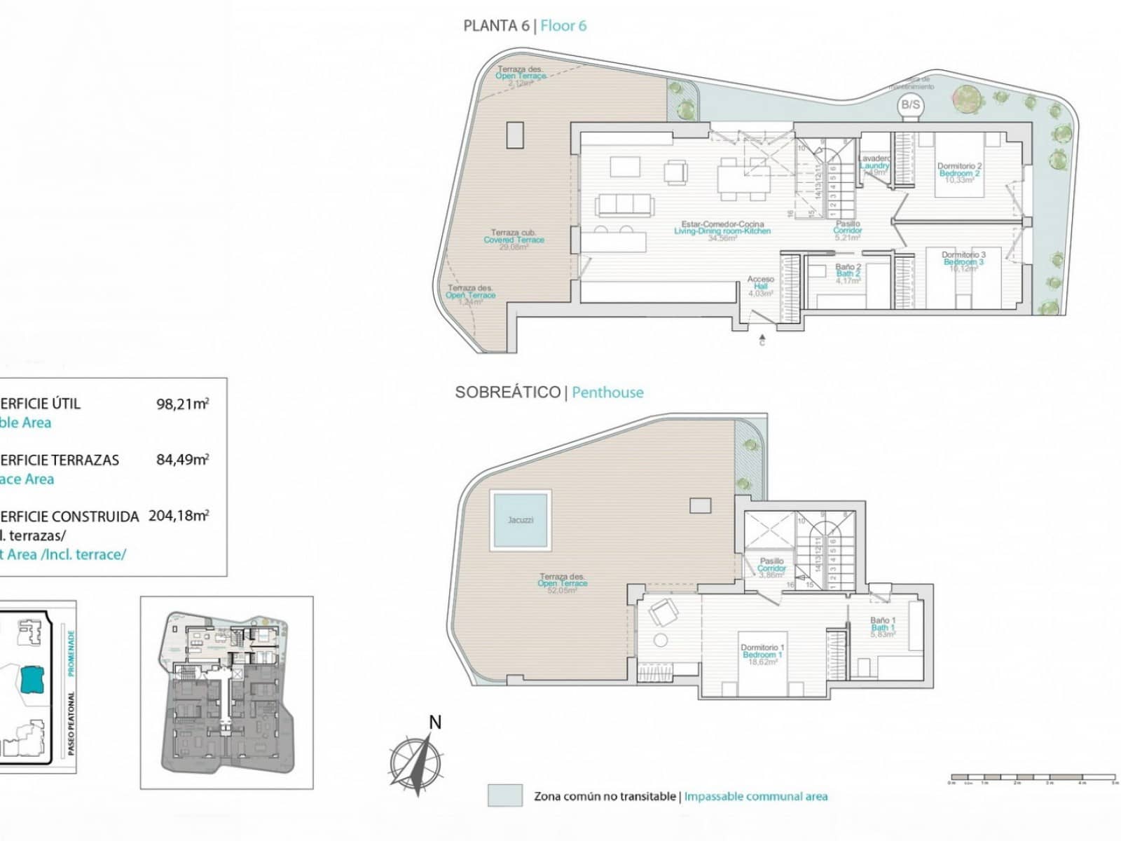 3 Zimmer Apartment zu verkaufen in La Villajoyosa / Vila Joiosa mit Pool - 758.000 € (Ref: 9516667)