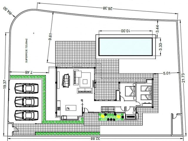 4 sypialnia Willa na sprzedaż w Dénia z basenem - 1 350 000 € (Ref: 9516675)