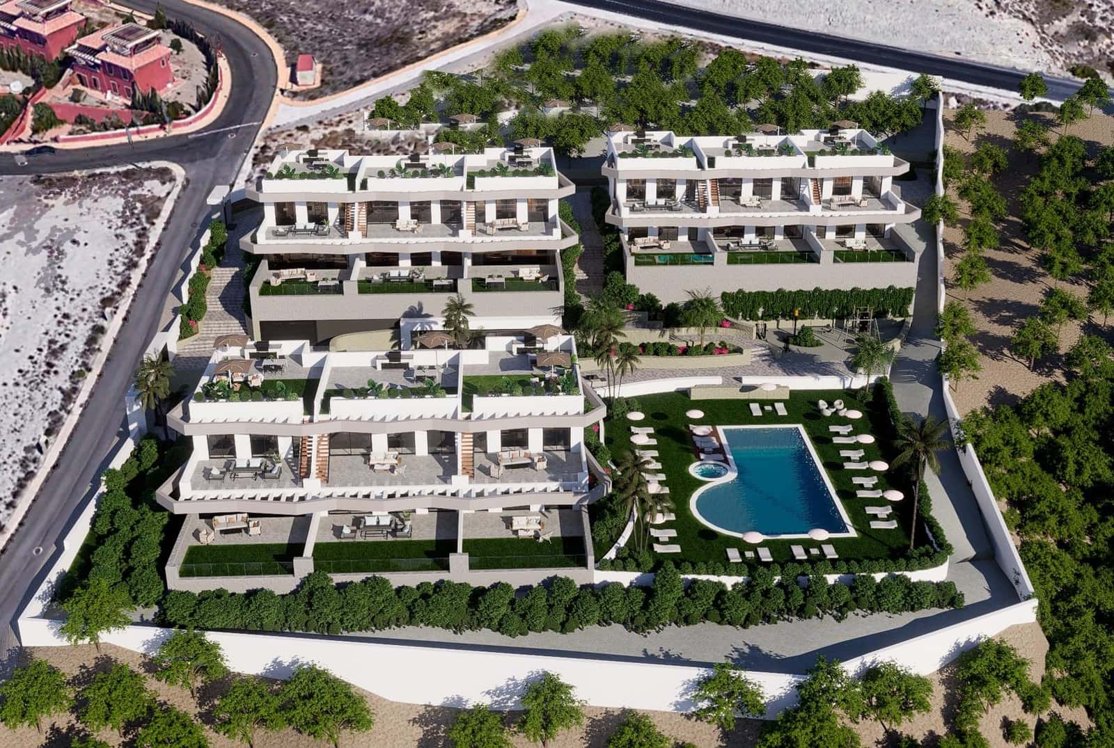 3 bedroom Apartment for sale in Finestrat with pool - € 479,900 (Ref: 9517361)