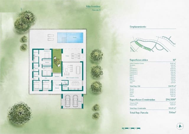 4 sypialnia Willa na sprzedaż w Hacienda del Alamo, Fuente Alamo de Murcia z basenem - 552 000 € (Ref: 9517689)