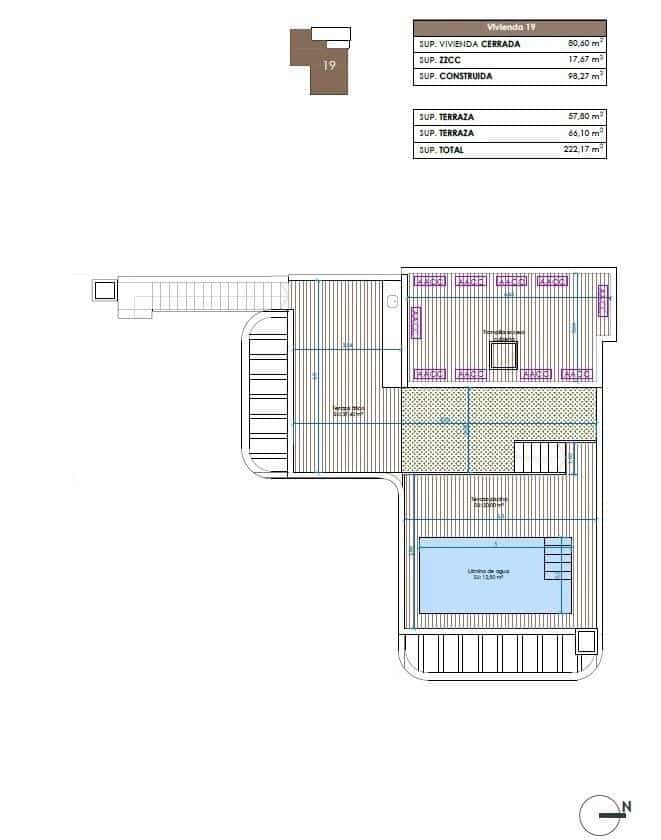 3 sovrum Lägenhet till salu i Guardamar del Segura med pool - 690 000 € (Ref: 9517709)