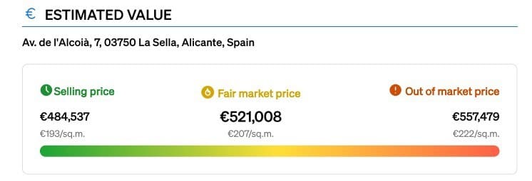 Byggetomt til salgs i La Sella - € 309 970 (Ref: 9765582)