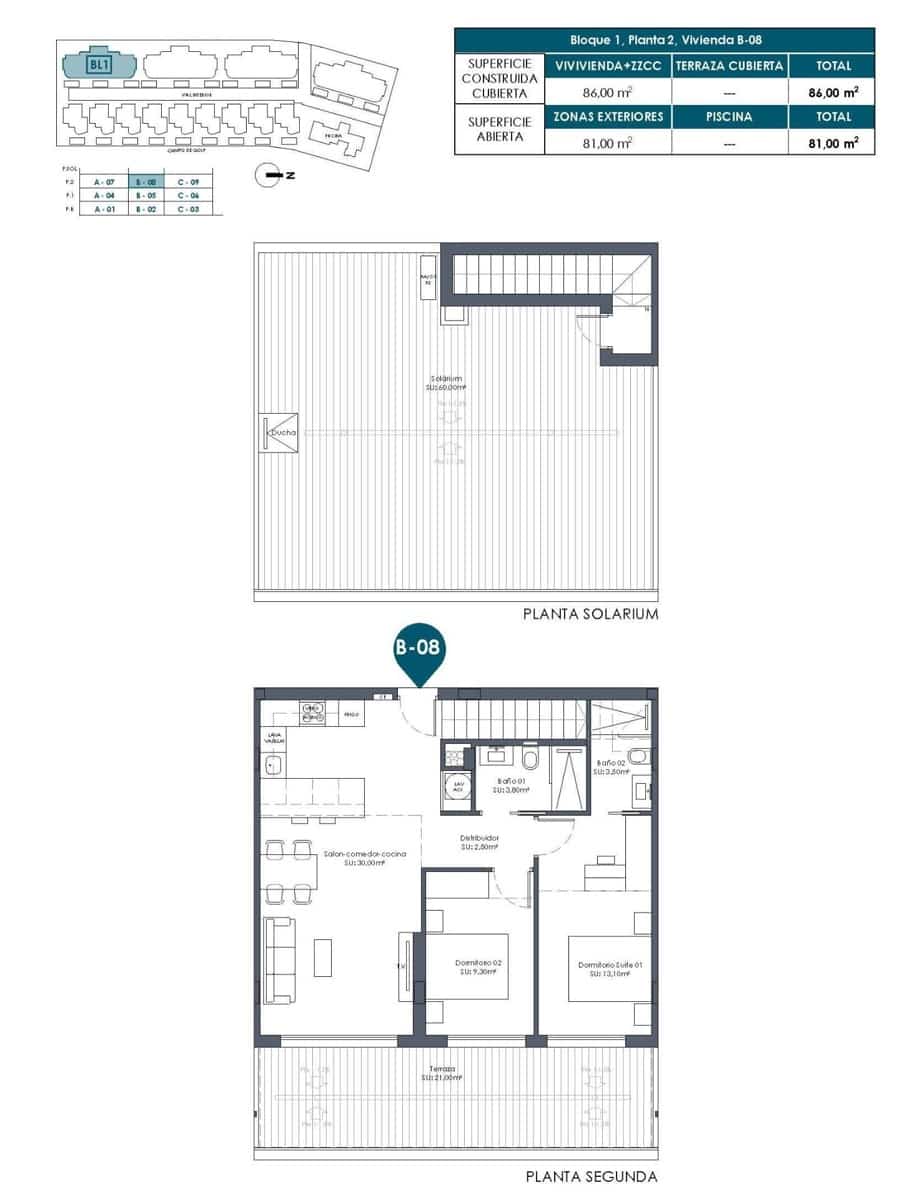 2 sovrum Lägenhet till salu i Los Alcazares med pool - 379 000 € (Ref: 9765596)
