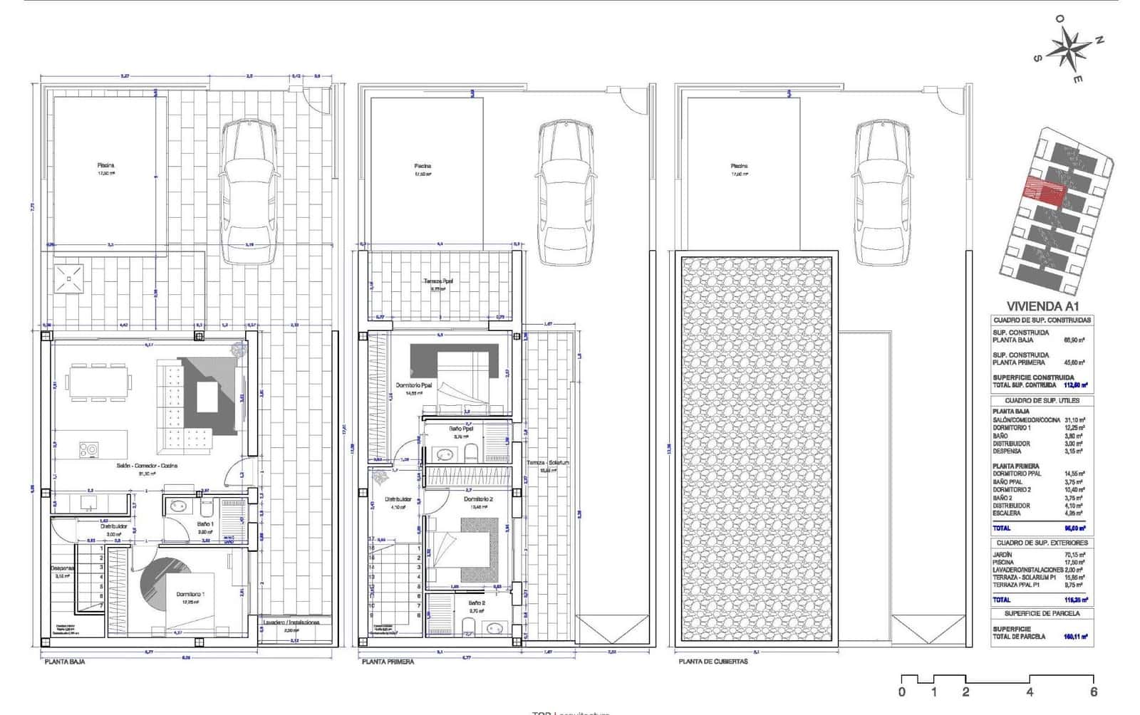 3 makuuhuone Huvila myytävänä paikassa San Pedro del Pinatar mukana uima-altaan - 435 000 € (Ref: 9765620)