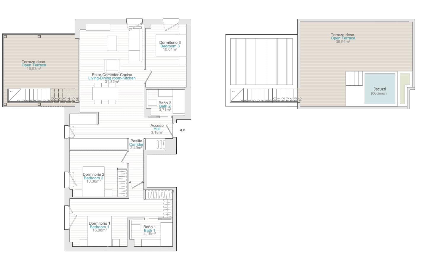 3 chambre Appartement à vendre à Denia avec garage - 550 000 € (Ref: 9765794)