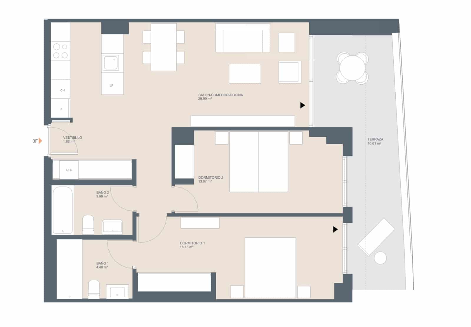 2 bedroom Apartment for sale in Javea / Xabia with garage - € 318,650 (Ref: 9765803)