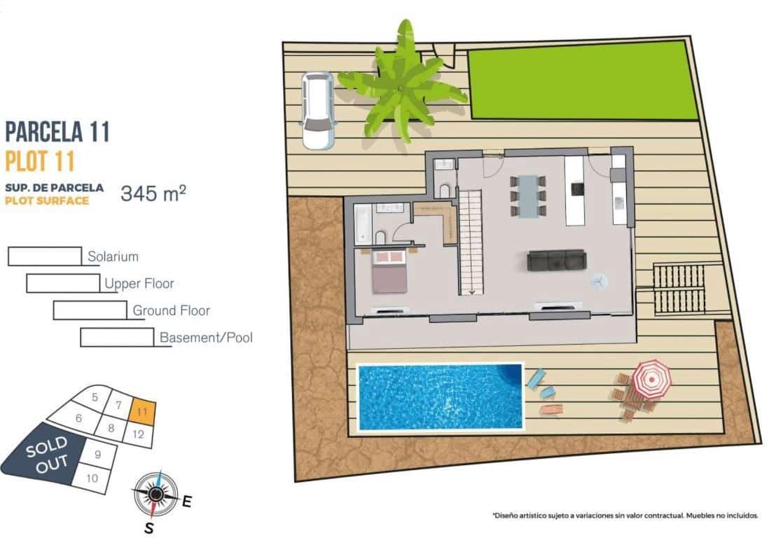 3 Zimmer Villa zu verkaufen in Finestrat mit Pool - 850.000 € (Ref: 9766010)