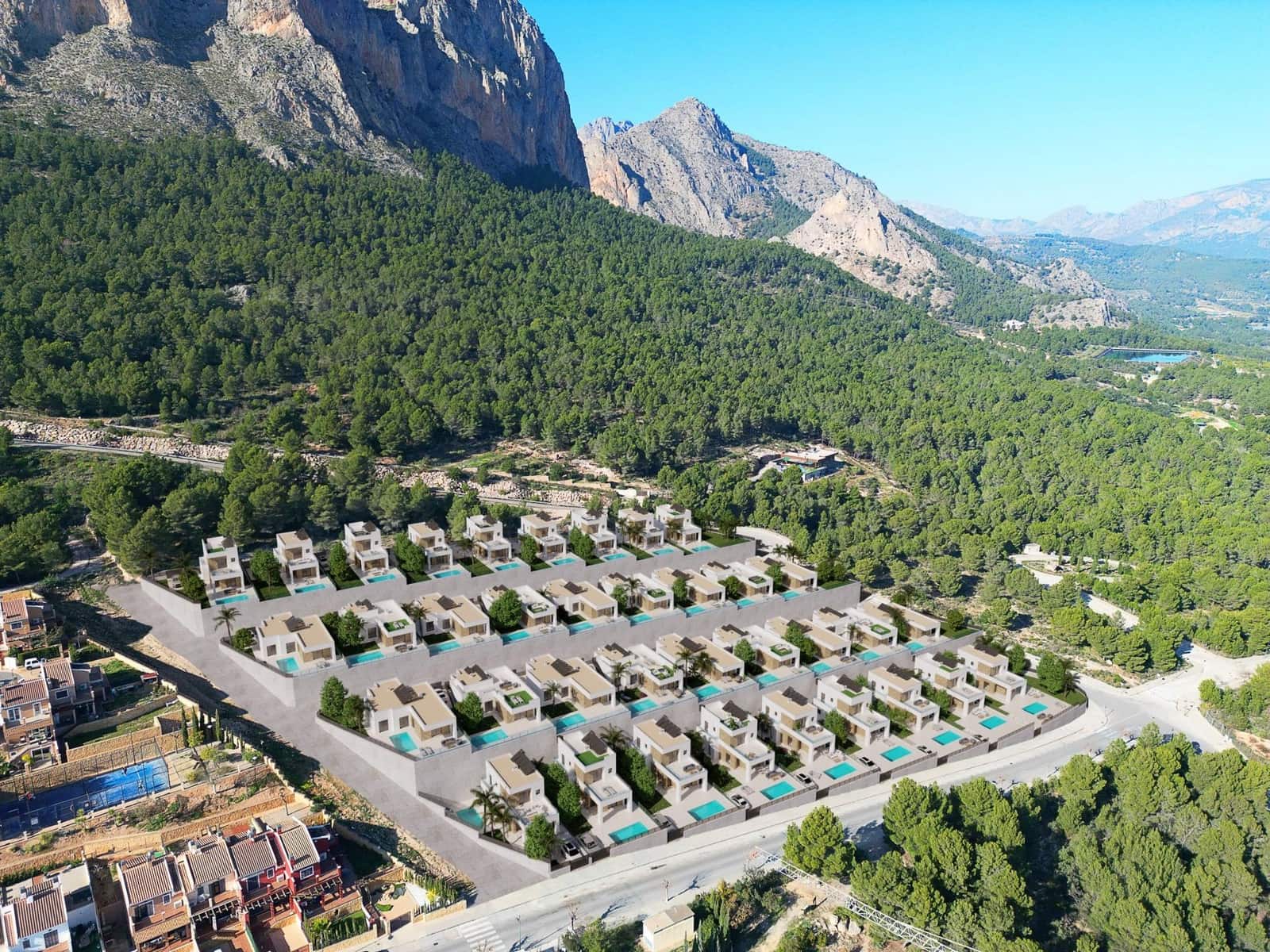 Chalet de 3 habitaciones en Polop en venta con piscina - 649.000 € (Ref: 9766031)