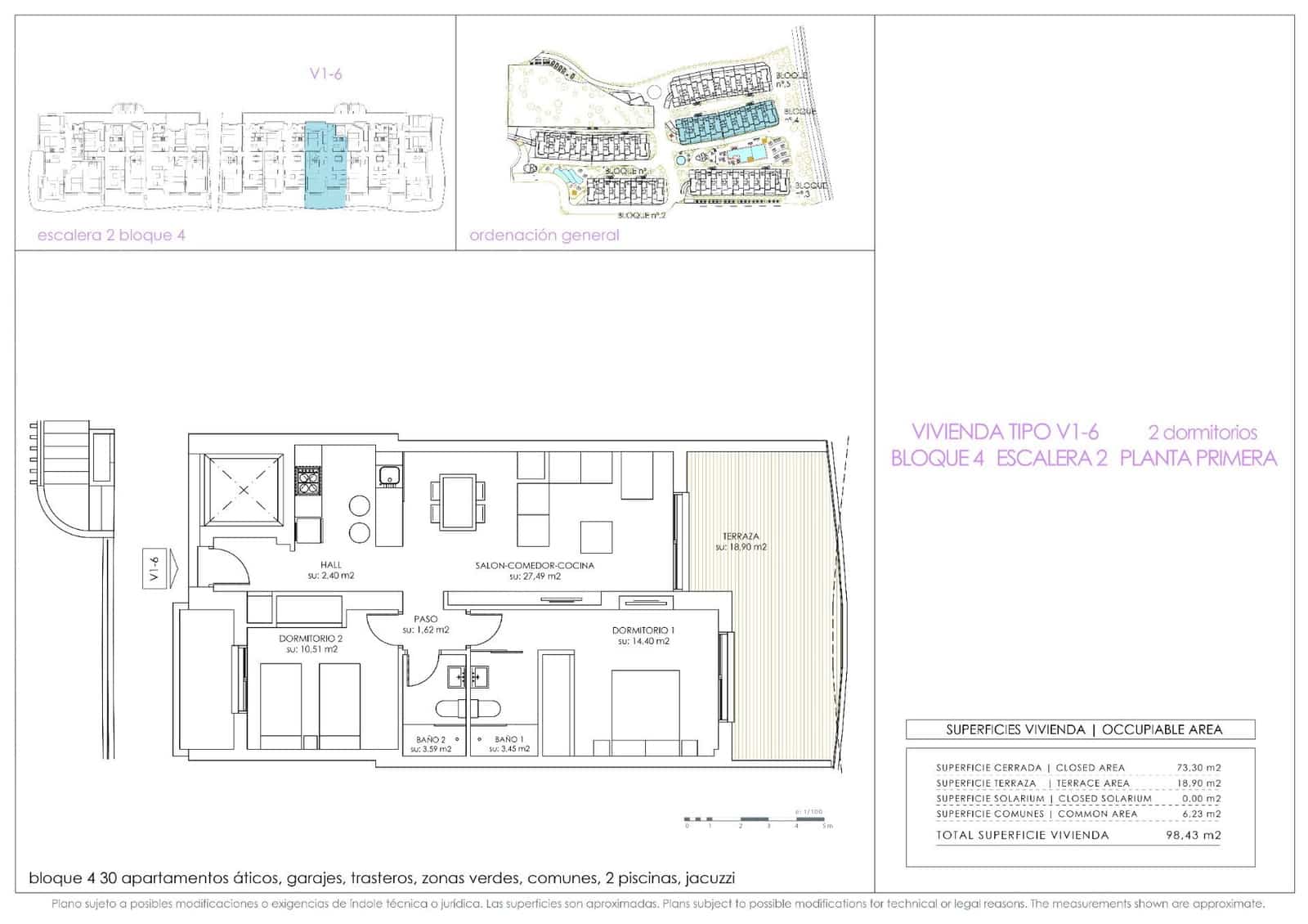 2 bedroom Apartment for sale in Orihuela Costa with pool - € 339,000 (Ref: 9766067)