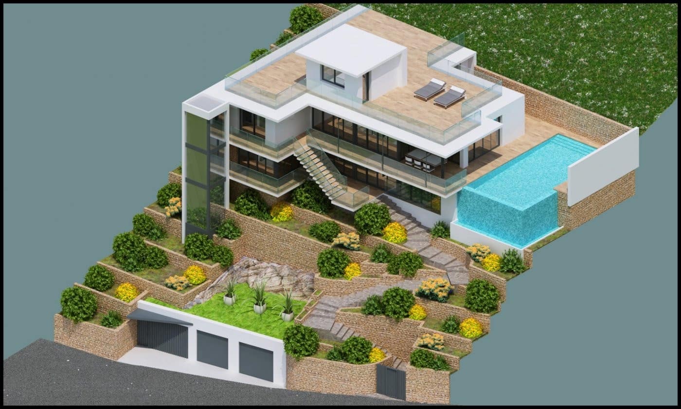 4 soveværelse Villa til salg i Benidorm med swimmingpool garage - € 1.800.000 (Ref: 9766770)