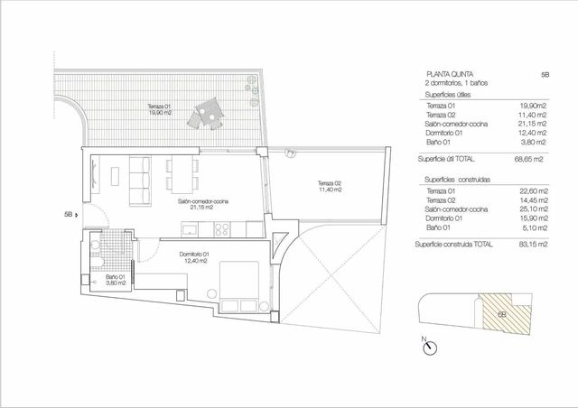1 quarto Apartamento para venda em Torrevieja com piscina - 399 000 € (Ref: 9862701)