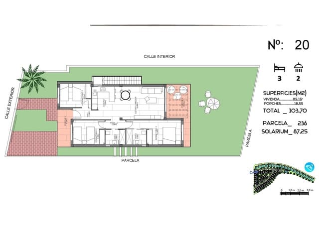 3 slaapkamer Villa te koop in Algorfa met zwembad - € 445.000 (Ref: 9862755)